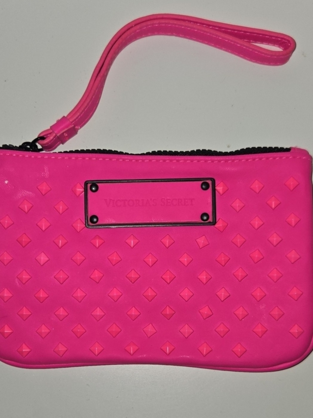 Victoria's Secret Hot Pink Studded Wristlet - NWOT